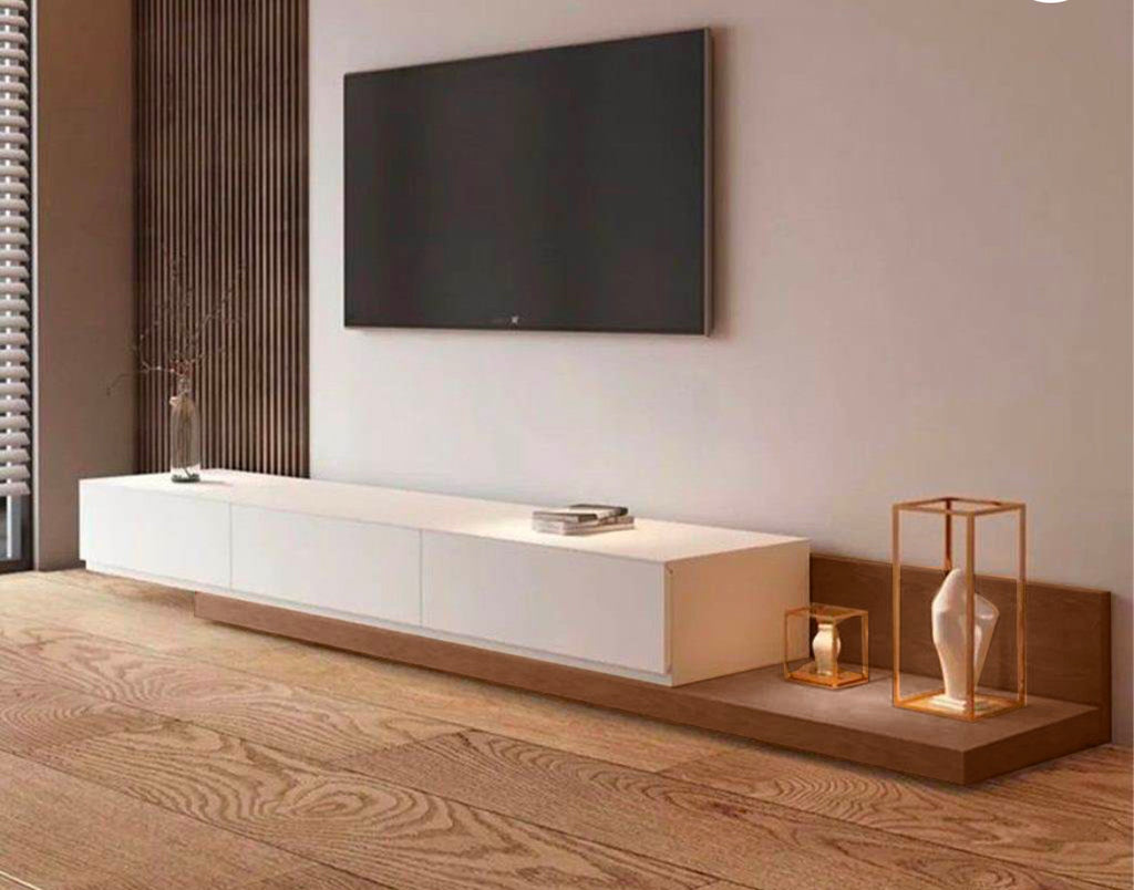 Yorma White Tv unit-ICF143