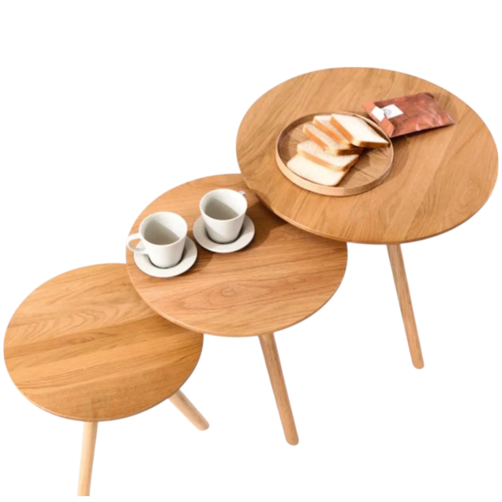 Drayl Set of Round Side Tables-ICF148