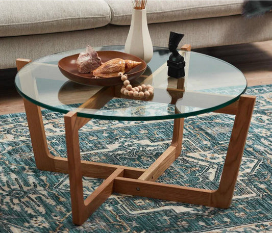 Wooden Center and Side Tables